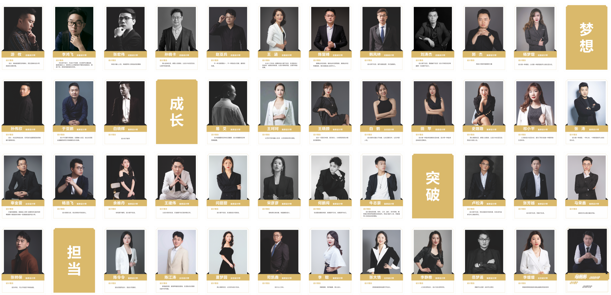 几何整装资深设计大咖团队